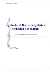 12. Syahadatul Haq -Abu 'Ala Al-Maududi.pdf