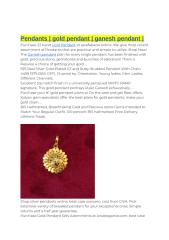 Pendants _ gold pendant _ ganesh pendant _.docx