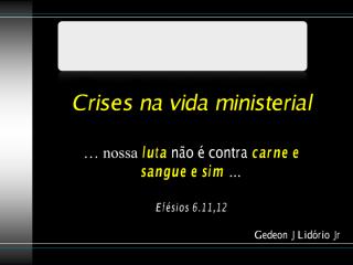 Crises na vida ministerial - FTSA.pdf