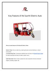 Key Features of the Saarthi Electric Auto.pdf