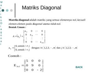 Matriks Diagonal.ppt