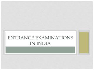 Entrance Examinations in India1.pdf