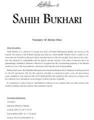 Sahih Al-Bukhari - English only - Muhammad Ibn Ismael Al-Bukhari.pdf
